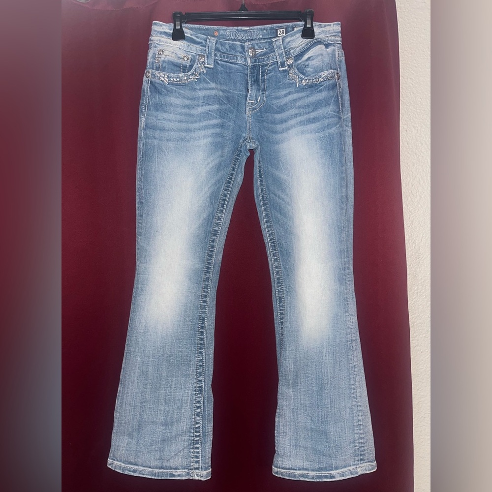 Miss Me Signature Light Blue bootcut Jeans